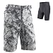 Tenn Mens Off Road 3/4 Length Shorts + 4 Panel - Camo - XL