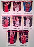 2011-12 Panini Hoops Houston Rockets Team Set 8 Cards - Scola, Thabert, Dalembert, Hill, Martin, Patterson, Budinger, and Dragic