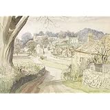 Downham Village near Clitheroe, Lancashire, by Byron Dawson (Print On Demand)