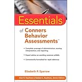 essentials of conners behavior assessments