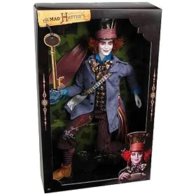Barbie Tim Burton's Alice In Wonderland Mad Hatter Doll by Mattel