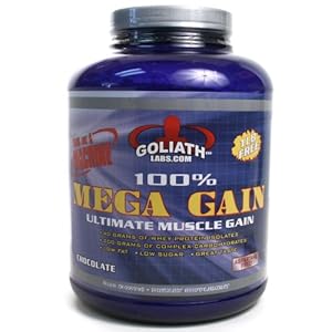 Goliath Labs Mega Gain Ultimate Mass Gainer, Chocolate, 8-Pounds