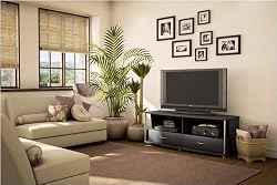 South Shore 4270662 City Life Collection TV Stand, Black