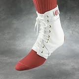 Ankle Lok with Stabilizers in White Size: Large