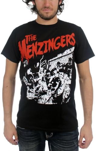 The Menzingers - Mens Police Riot T-Shirt, Size: X-Large, Color: Black