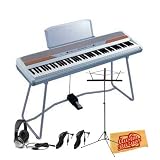 Cyber Monday Sale  digital piano KORG  Spacial prices  Korg SP250 88-Key Portable Digital Piano Bundle with Music Stand, Two 10-Foot Instrument Cables, Headphones, and Polishing Cloth - White