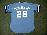 DAN QUISENBERRY Kansas City Royals 1985 Majestic Cooperstown Throwback Baseball Jersey