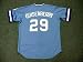DAN QUISENBERRY Kansas City Royals 1985 Majestic Cooperstown Throwback Baseball Jersey