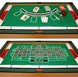 Dema Tischfußball Multigame 13 in 1, schwarz/braun