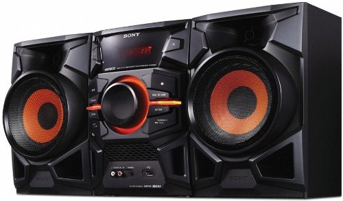 Sony MHC-EX600 Systemanlage (CD, USB 2.0) schwarz/orange