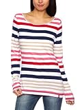 Produkt-Bild: edc by ESPRIT Damen Langarmshirt, gestreift 022CC1K024