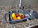 Kitchen Candy Collapsible Over the Sink Colander/Strainer, Green