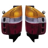 Honda Isuzu Replacement Tail Light Assembly - 1-Pair by AutoLightsBulbs