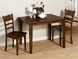 Bailey Brown Finished Square Dining Set