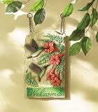 Hummingbird Welcome Sign #37730
