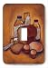 Breads Pastas and Muffins Decorative Steel Switchplate Cover