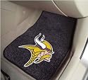 Minnesota Vikings universal fit Carpet 2 Pc Car Floor Mat (Rug)