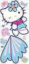 RoomMates RMK1083GM Hello Kitty Peel and Stick Giant Mural