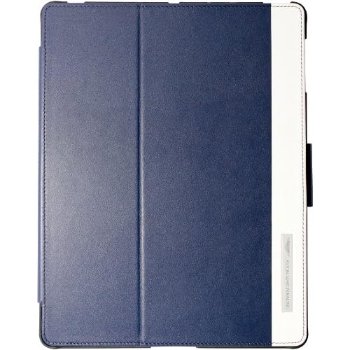 Aston Martin Racing Folio Case with Stripe Logo for iPad 4 - Deep Blue/White (SMBKIPAC062)