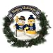 Nashville Predators Team Snowman Wreath