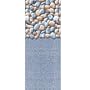 28-ft. Round Overlap Pool Liner Rock Island - 20 Gauge