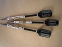 3 Stück Soft-Dartpfeile Silberpfeil mit Pentathlon Fly 17 gramm Deutschland Dartset_01_16