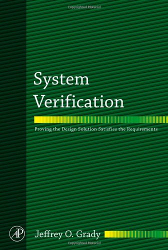 system verification proving the design solution satisfies the requirements