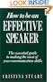 How to Be an Effective Speaker