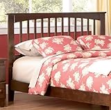 Atlantic Furniture P-90844 Brooklyn Queen Headboard in Antique Walnut