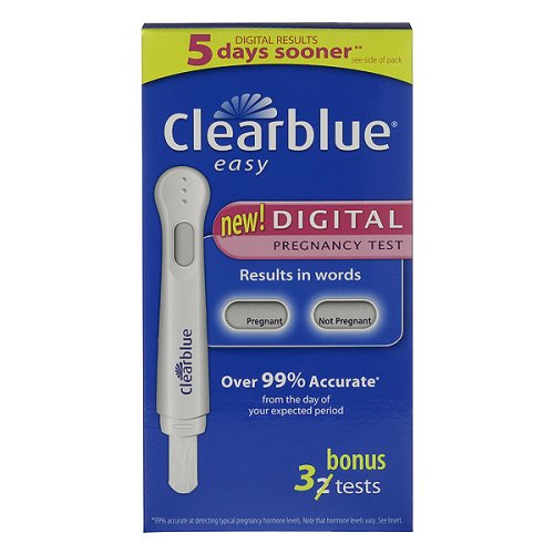 Childrens Toyshop  Health & Personal Care : Clearblue Easy Digital Pregnancy Test - 3 pk.