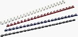 5 Star Binding Combs Plastic 21 Ring 110 Sheets A4 12mm Black pack 100