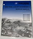 2003 Polaris Trail Luxury Snowmobile Service Manual (340 500 550 600 700 Classic)