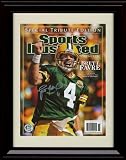 Framed Brett Favre Sports Illustrated Autograph Print