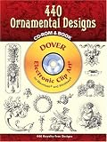 440 Ornamental Designs (Dover Electronic Clip Art) (Dover Electronic Clip Art)