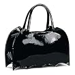 Demonia Handbag HB-115 Black Patent BAT Shaped Purse