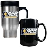 NBA Indiana Pacers Travel Mug & Ceramic Mug Set