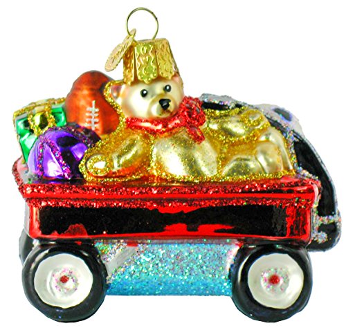 Old World Christmas Toy Wagon Ornament Old World Christmas Toy Wagon Ornament