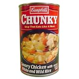 Campbells Chunky Savory Chicken With White and Wild Rice Soup 18.8 oz by 