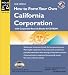 Book How to Form Your Own California Corporation: With Corporate Records Binder & CD-ROM