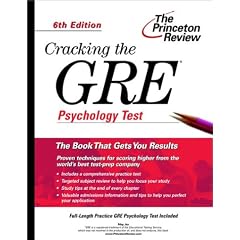 Cracking the GRE Psychology Test, 6th Edition (Graduate Test Prep)