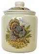 Churchill China Thanksgiving Turkey Multi Colors Cookie Jar