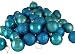 Club Pack of 60 Blue Teal Shatterproof 4-Finish Christmas Ball Ornaments 2.5