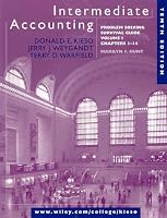 Intermediate Accounting, Volume 1, Chapters 1-14, Problem Solving Survival Guide, 10th Edition