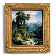 Solitude -Gold Frame Magnet with pop-out easel (2-3/4" x 2-1/2")