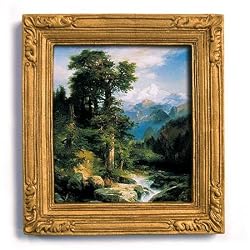 Solitude -Gold Frame Magnet with pop-out easel (2-3/4" x 2-1/2")