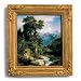 Solitude -Gold Frame Magnet with pop-out easel (2-3/4 x 2-1/2)