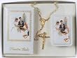 Wedding Gift Set in English, with Missal and Crystal Rosary with Case