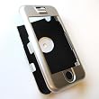 Apple iPhone 1st Generation Snap On Protector Hard Case Metal Cover Silver