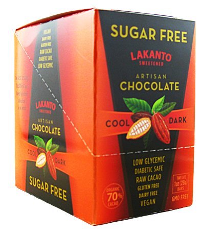 Lakanto Cool Dark Sugar Free Chocolate (Case 