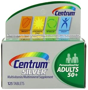 Centrum Silver Adults 50+, 125 Count